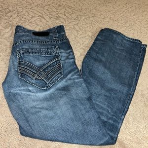 Buckle black men’s size 32 regular fit number seven blue jeans